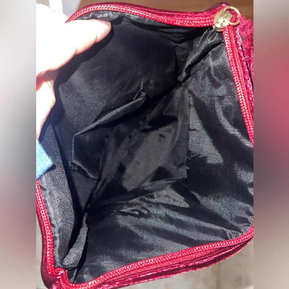 Ashro Burgundy Clutch with Tassel - Picture 7 of 15